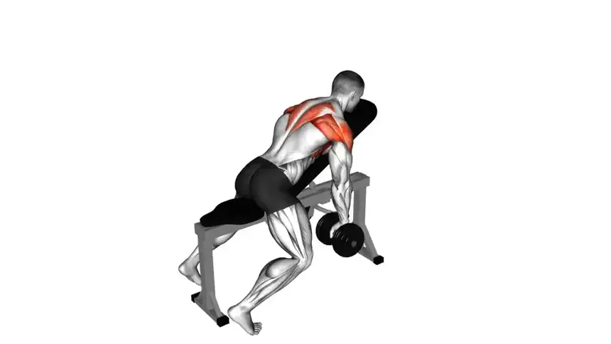 حرکت Y با دمبل روی نیمکت شیبدار